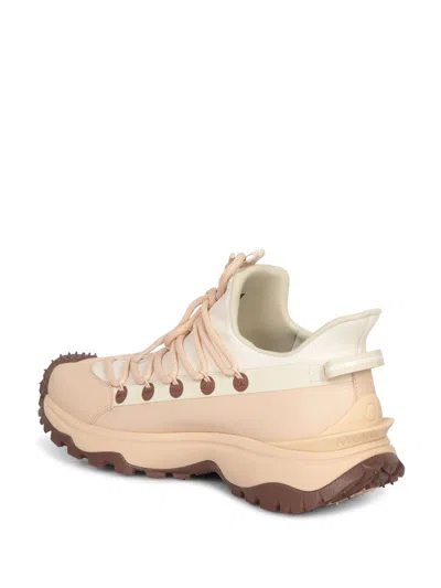 Moncler Lite 2 Low-top Sneakers With Vibram Sole In Powder