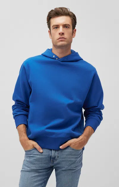 Mavi Snap-button Hoodie In True Blue In Medium Blue