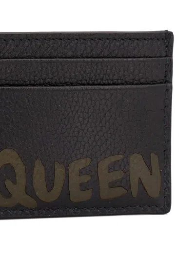 Shop Alexander Mcqueen Card Holder In Black