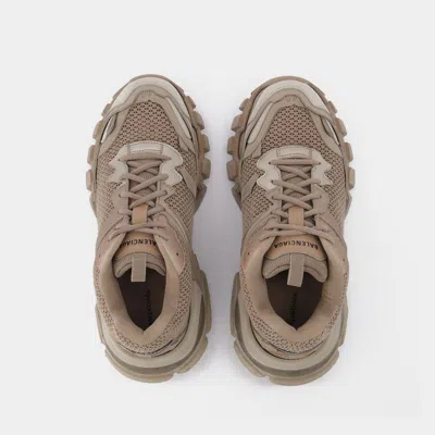 Shop Balenciaga Track.3 Sneakers In Beige