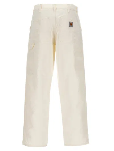 Shop Carhartt Wip 'single Knee' Pants In White