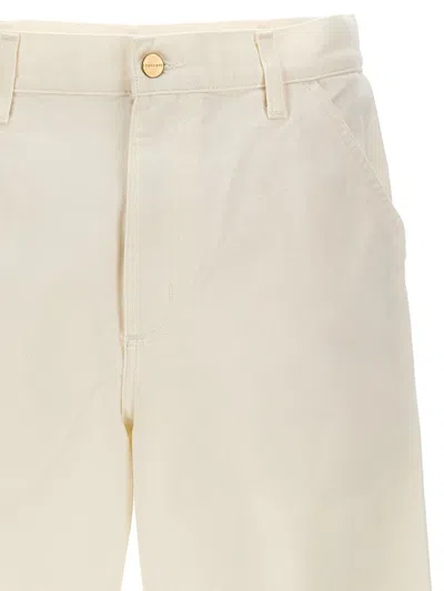 Shop Carhartt Wip 'single Knee' Pants In White