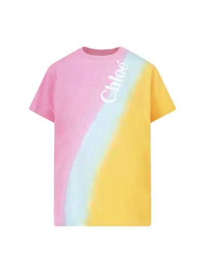 Shop Chloé Chloè T-shirts And Polos In Multicolour