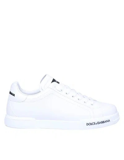 Shop Dolce & Gabbana Sneakers From The Portofino Line In White