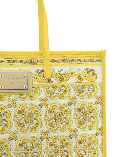 Shop Dolce & Gabbana Shoulder Bags In Yellow