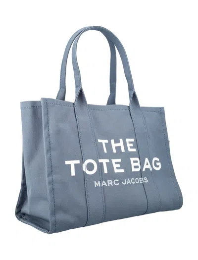 Marc Jacobs The Large Tote Bag In Blue Canvas