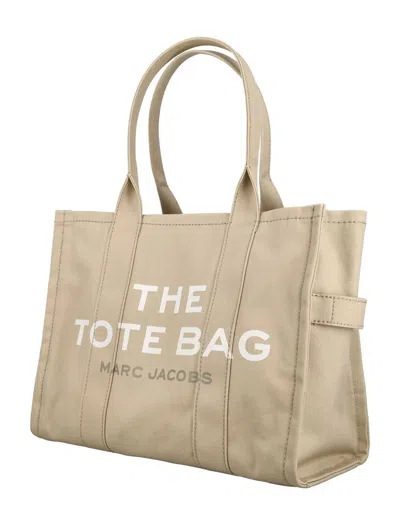 Shop Marc Jacobs The Large Tote Bag In Beige