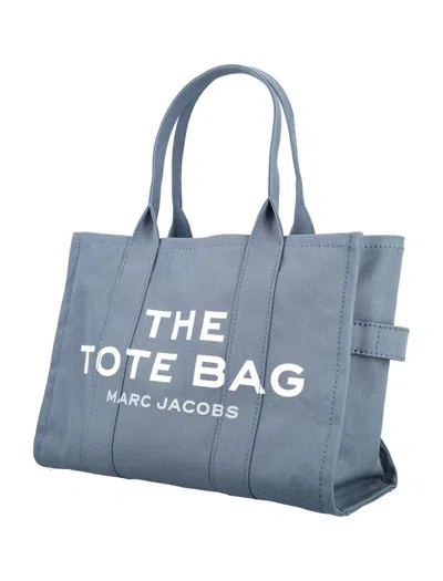 Marc Jacobs The Large Tote Bag In Blue Canvas