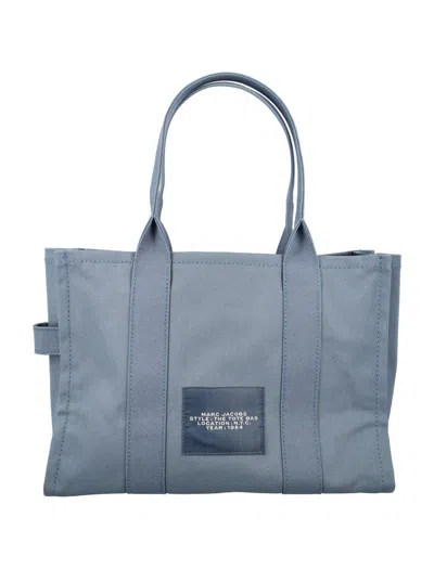 Marc Jacobs The Large Tote Bag In Blue Canvas