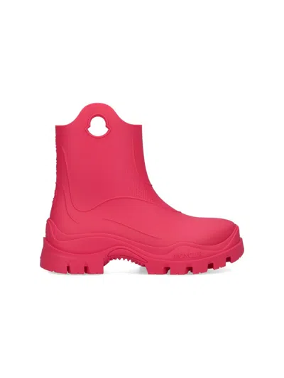 Shop Moncler Boots In Pink