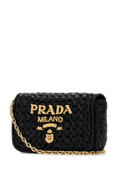 Shop Prada Shoulder Bags In Black