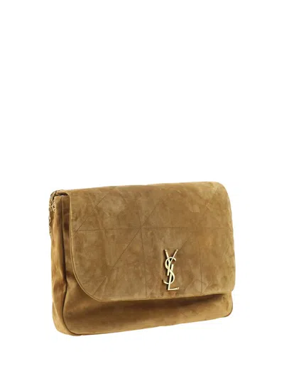 Shop Saint Laurent Shoulder Bags In Brown