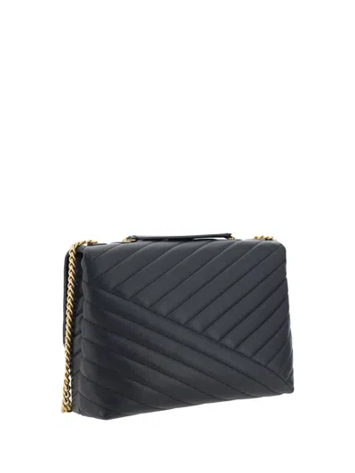 Shop Tory Burch Shoulder Bags In Black