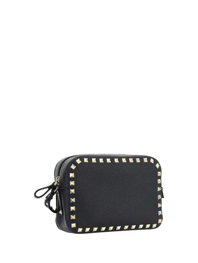 Shop Valentino Garavani Shoulder Bags In Black