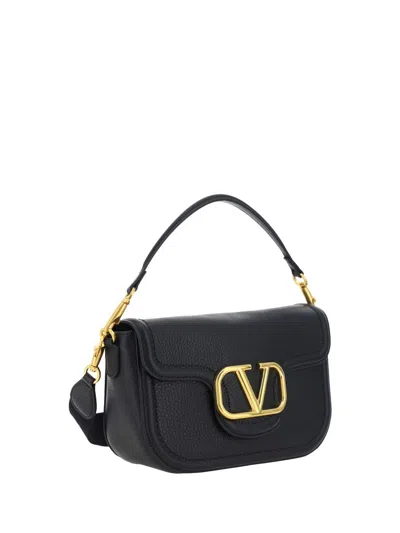 Shop Valentino Garavani Shoulder Bags In Black