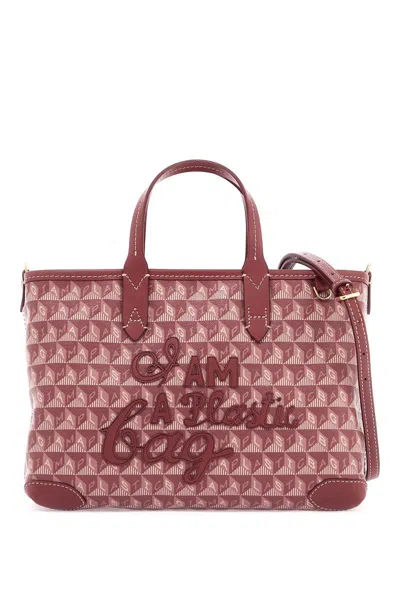 Shop Anya Hindmarch Tote Bag 'i Am A Plastic Bag' With In Pink