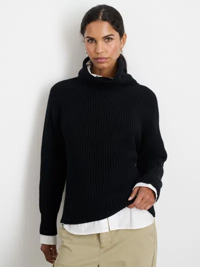 Alex Mill Chelsea Turtleneck In Cotton Cashmere In Black