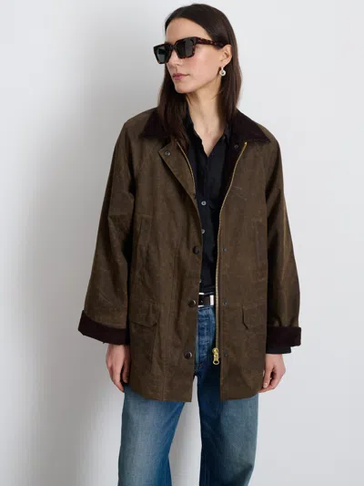 ALEX MILL CHILTERN STREET JACKET IN WAXED COTTON 