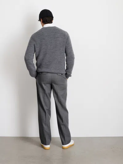 Alex Mill Hank Crewneck Sweater In Wool In Heather Grey