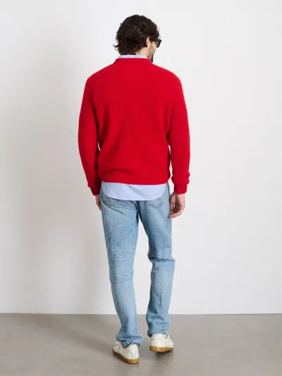 Alex Mill Jordan Sweater In Cashmere In Bright Red