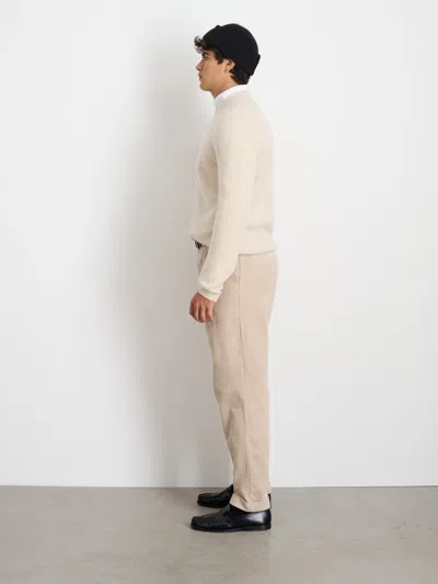 Alex Mill Jordan Sweater In Washed Cashmere In Heather Ecru