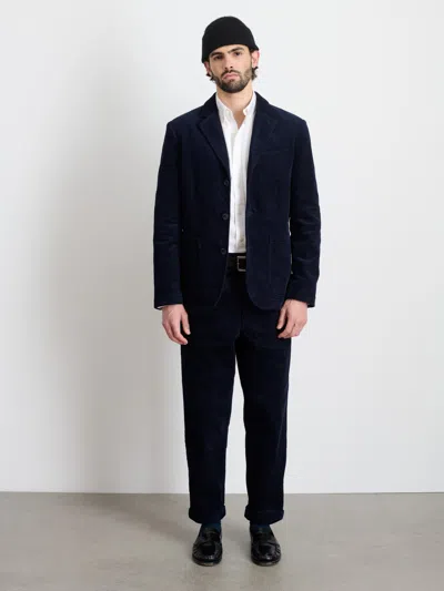 Alex Mill Mill Blazer In Corduroy In Dark Navy In Dark Navy