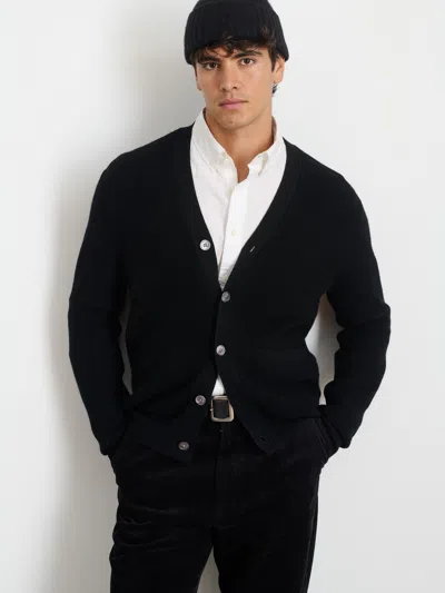 Alex Mill Samuel Cardigan In Wool In Black