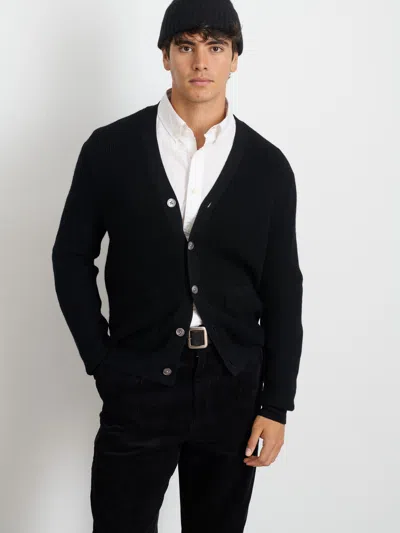 Alex Mill Samuel Cardigan In Wool In Black