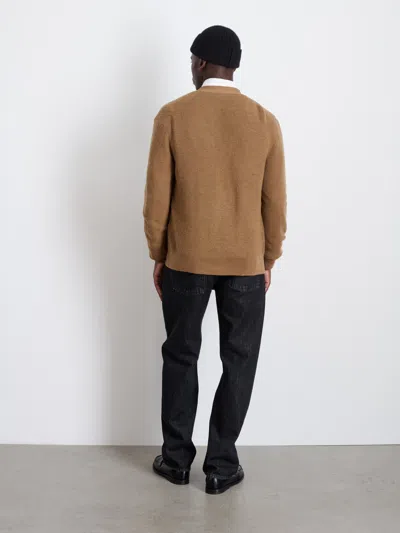 Alex Mill Samuel Cardigan In Wool In Camel