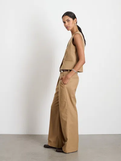 Alex Mill Soho Vest In Wool In Camel
