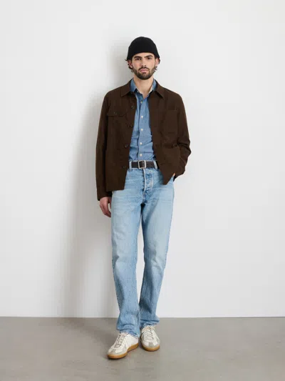 Alex Mill Work Jacket In Chamois In Espresso