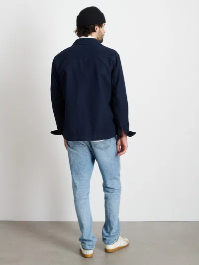 Alex Mill Work Jacket In Chamois In Navy