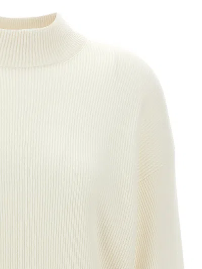 Brunello Cucinelli Mohair Silk Sweater Sweaters And Cardigans White