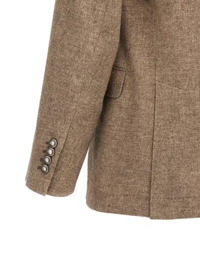 Brunello Cucinelli Single-breasted Blazer With Structured Shoulders