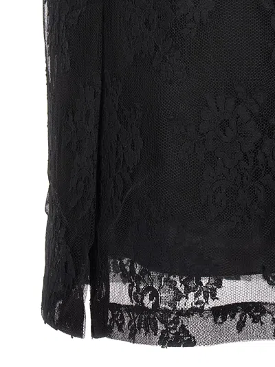 Shop Dolce & Gabbana Lace Sheath Skirt