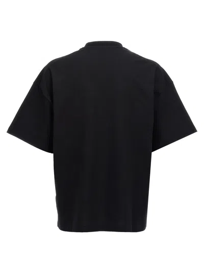 Jil Sander Cotton Jersey Logo T-shirt In Black