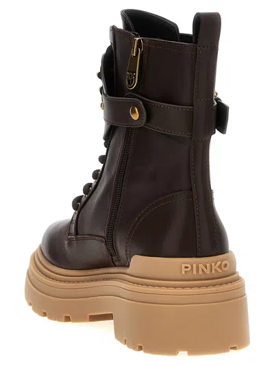 Shop Pinko 'mia 07' Ankle Boots In Brown