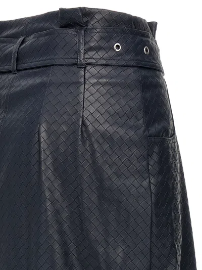 Rotate Birger Christensen Rotate Birgerchristensen Braided Skirt In Blue