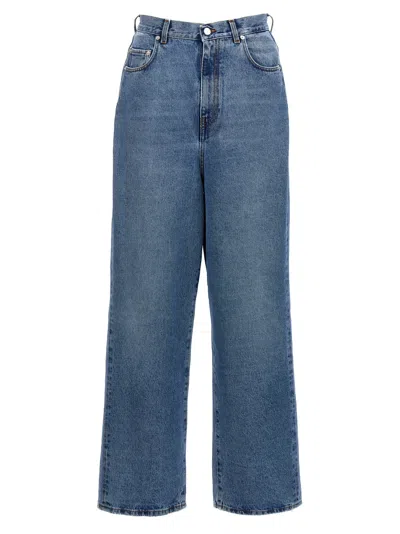 Séfr Blue Disco Cut Jeans In Blue