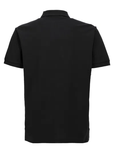 Polo Ralph Lauren Slim Fit Polo Shirt With Classic Collar In 黑色的