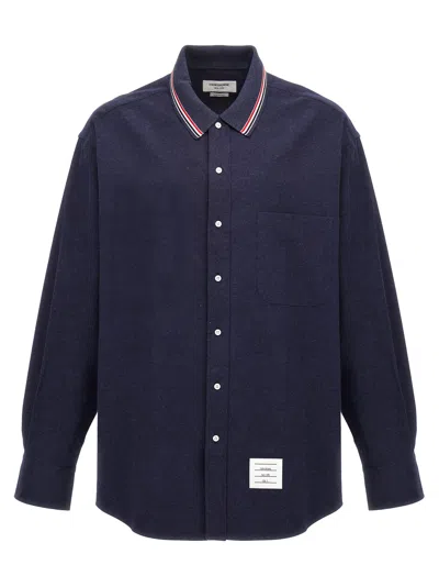 Shop Thom Browne 'rwb' Shirt In Blue