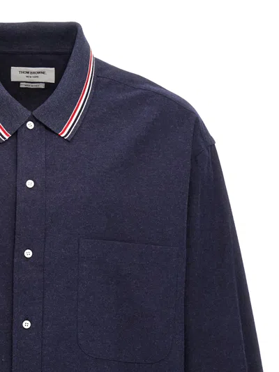 Thom Browne Rwb Shirt And Blouse In Blue