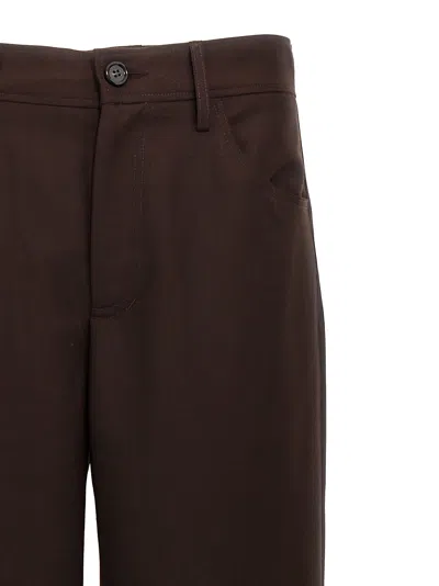 Shop Séfr 'jiro' Pants In Brown