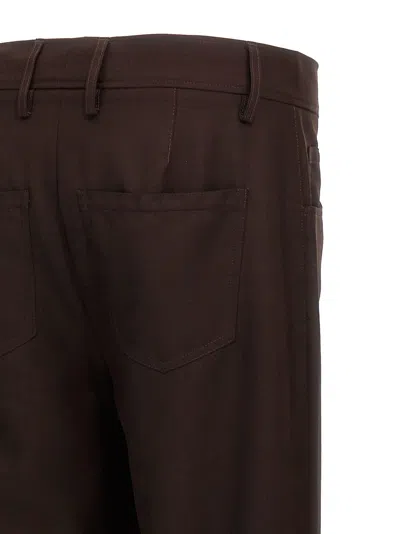 Shop Séfr 'jiro' Pants In Brown