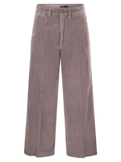 Polo Ralph Lauren Corduroy Trousers In Lavander