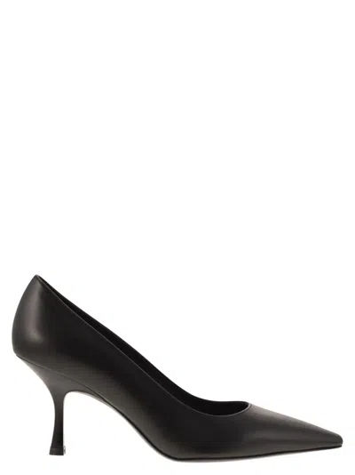 Stuart Weitzman Naomi Pointed-toe Pumps In Black