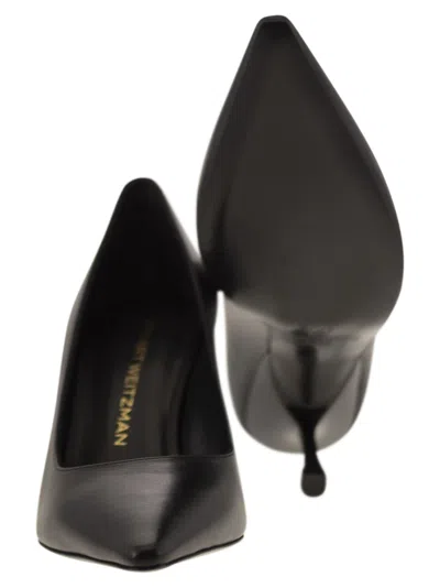 Stuart Weitzman Naomi Pointed-toe Pumps In Black