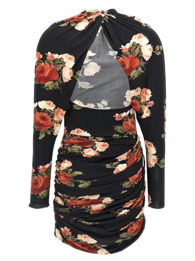 Magda Butrym '24' Draped Floral Mini Dress