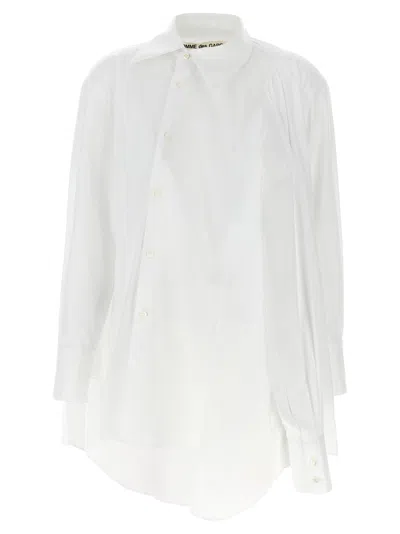 Shop Comme Des Garçons Shirt 4 Sleeves Shirt, Blouse White