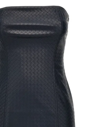 Rotate Birger Christensen 'textured Strapless Midi Dress With Back Slit'